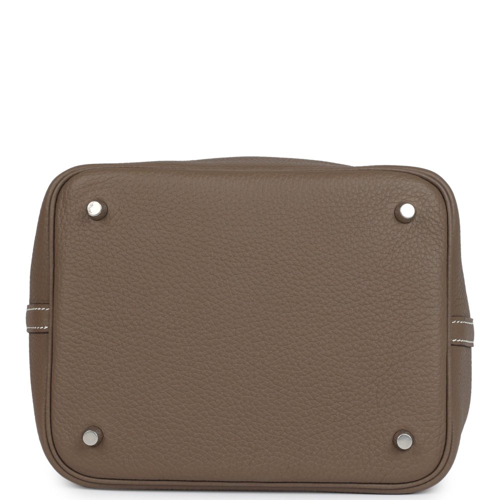 Hermes Picotin Lock 22 Etoupe Clemence Palladium Hardware - Image 6