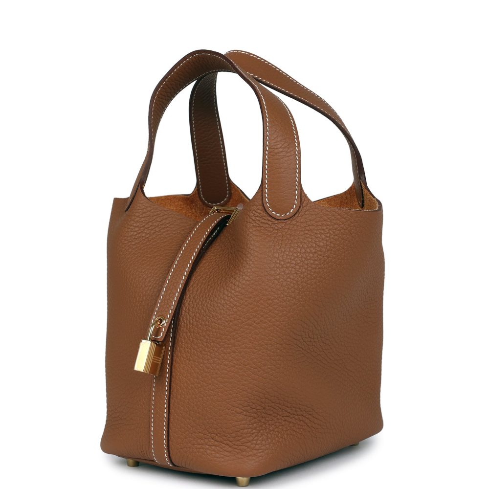 Hermes Picotin Lock 18 Gold Clemence Gold Hardware - Image 3