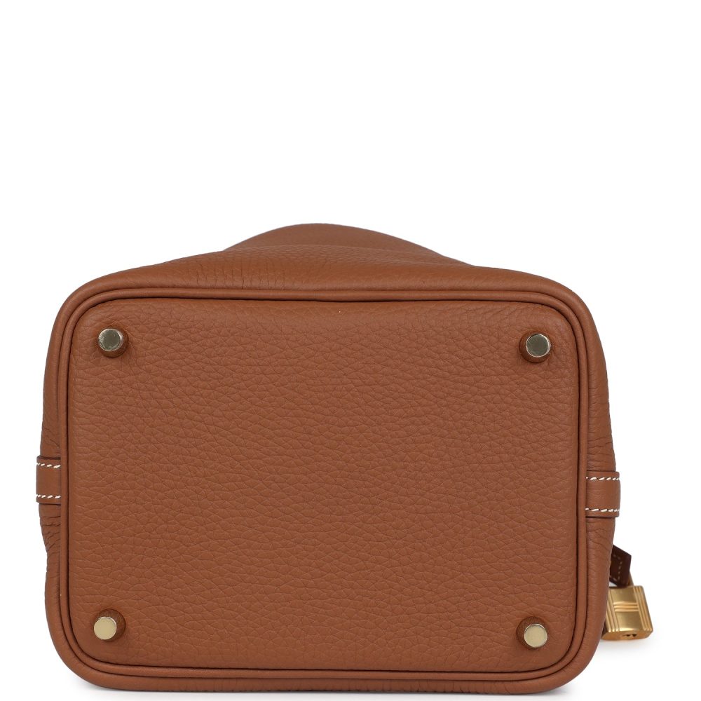 Hermes Picotin Lock 18 Gold Clemence Gold Hardware - Image 6