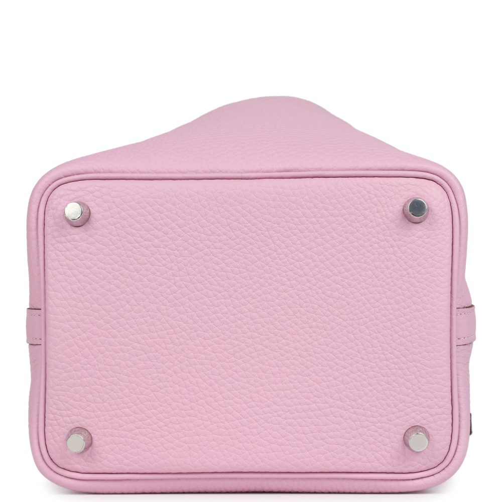 Hermes Picotin Lock 18 Mauve Sylvestre Clemence Palladium Hardware - Image 6