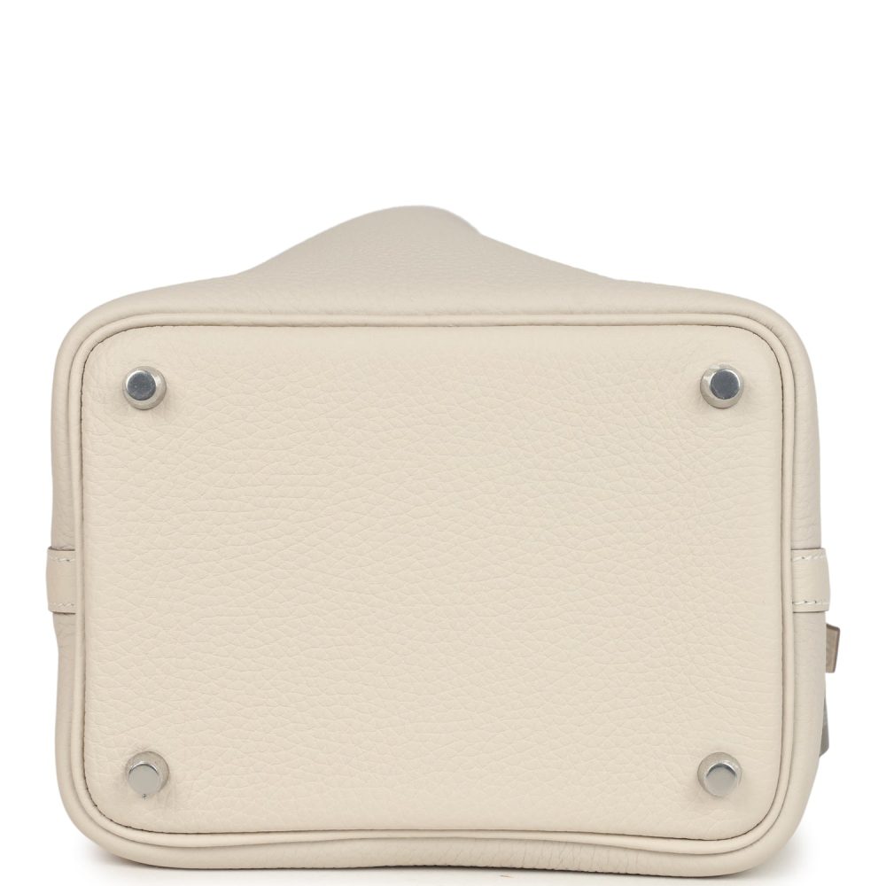 Hermes Picotin Lock 18 Craie Clemence Palladium Hardware - Image 6