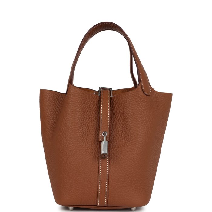 Hermes Picotin Lock 18 Gold Clemence Palladium Hardware