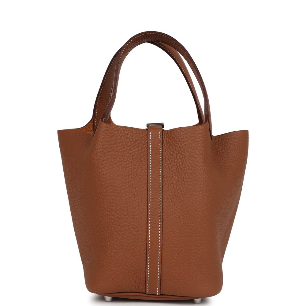 Hermes Picotin Lock 18 Gold Clemence Palladium Hardware - Image 4