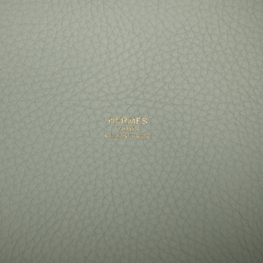 Hermes Picotin Lock 18 Gris Neve Clemence Gold Hardware - Image 8
